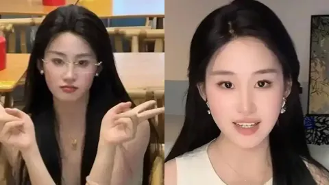 网红撞脸刘亦菲